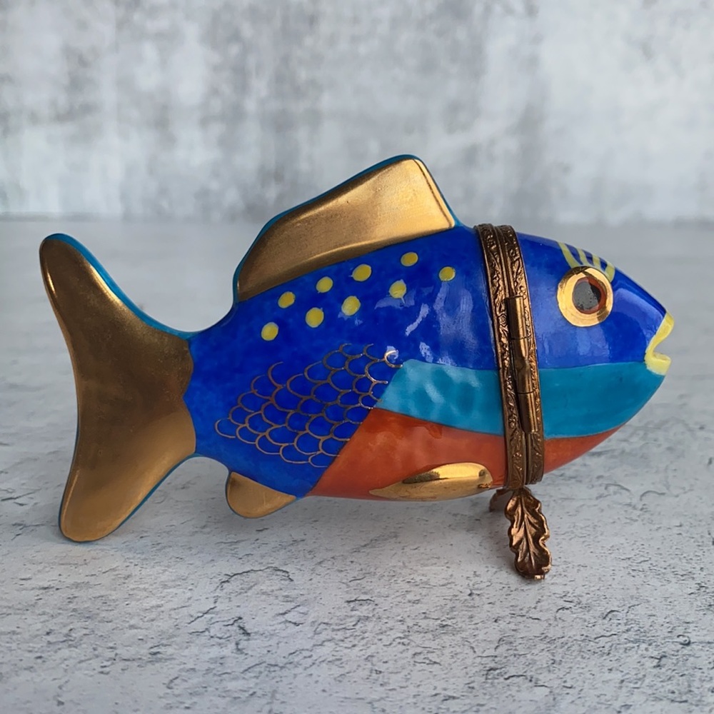 Vintage Limoges Tropical Fish - Picture 2 of 4